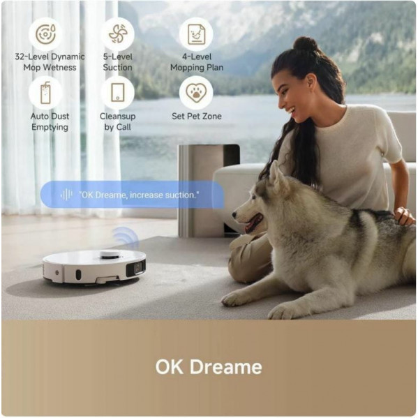 Робот-пилосос Dreame L40 Ultra CE White (RLD52SE-Wh)