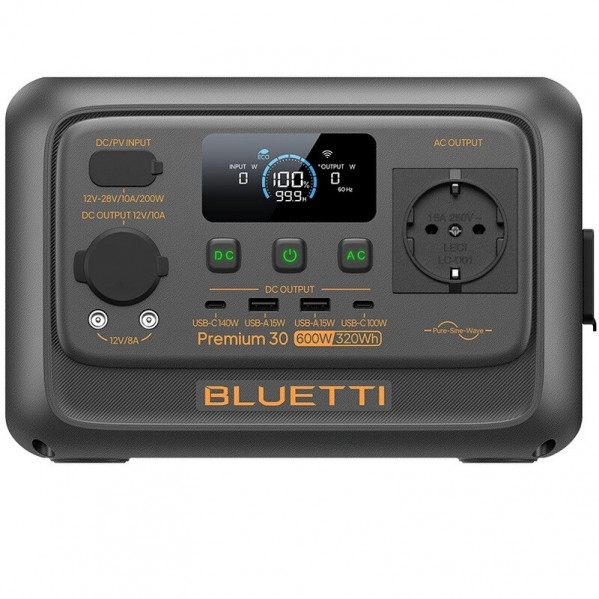 Зарядна станція Bluetti Premium 30 V2, 600W, 320Wh_OEM