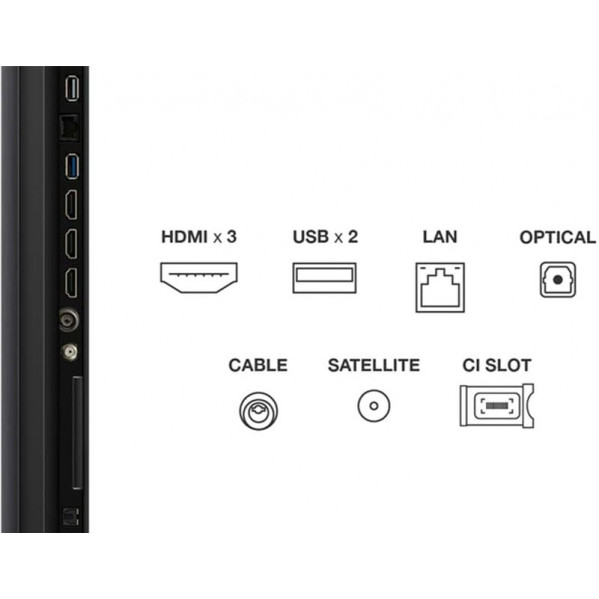 Телевiзор TCL 55C6KS