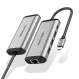 Концентратор Vention USB-C 3-Port, RJ-45, PD, 0.15 m (TGDHB)