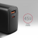 Зарядний пристрій Axagon 45W Black (ACU-PQ45)
