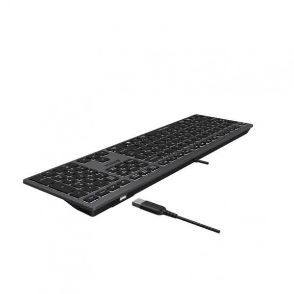 Клавіатура A4Tech Fstyler FX60H Grey White backlit