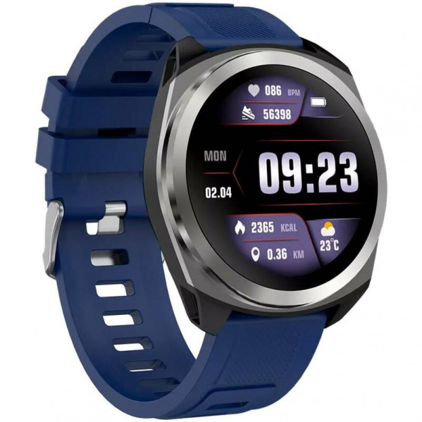 Смарт-годинник Canyon Maveric SW-83 GPS Silver Blue (CNS-SW83SS)