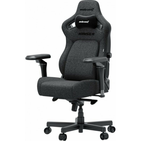 Крісло для геймерів Anda Seat Kaiser 4 V2 Size XL PVC Dark Gray Fabric (AD12YDDC-XLL-20-GB-CF-03)
