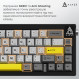 Клавіатура Ajazz AK650 Moon Yellow Switch Black USB-C (AK650-MY-GWY)