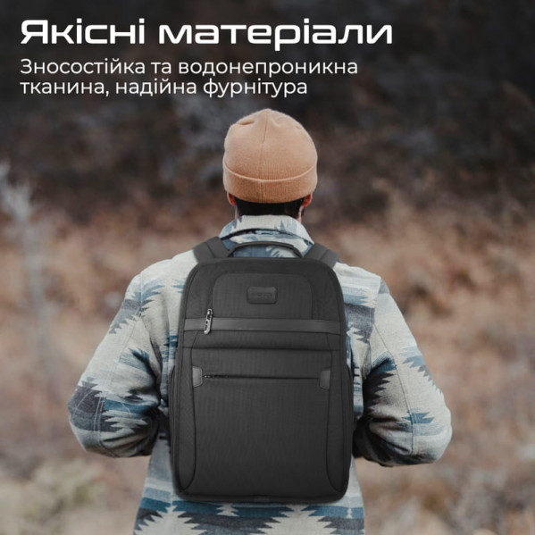 Рюкзак для ноутбука Promate Paramount BP 15.6" Black