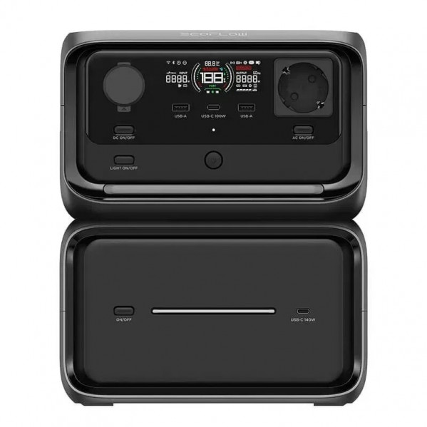 Зарядна станція EcoFlow River 3 Max Plus, 600W, 858Wh (EFRIVER3MaxPlus-EU-CBOX)_EU