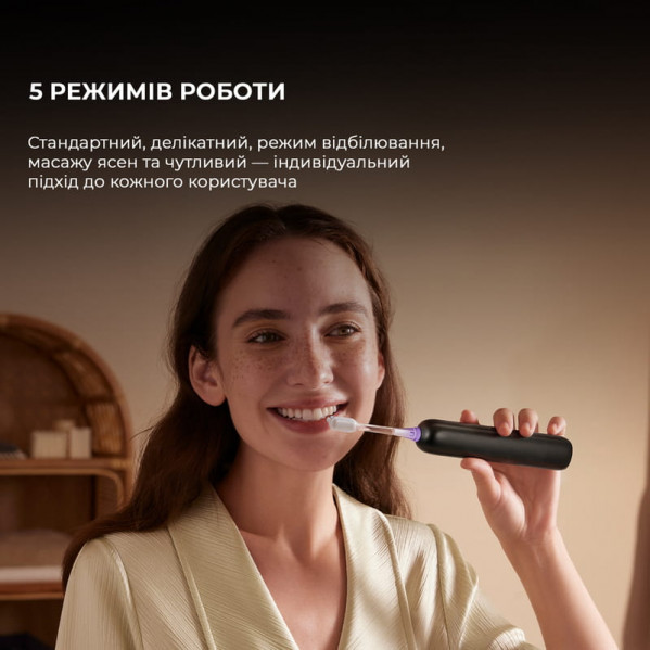Зубна електрощітка Mova Fresh Pro Black (ATB15A-BK)