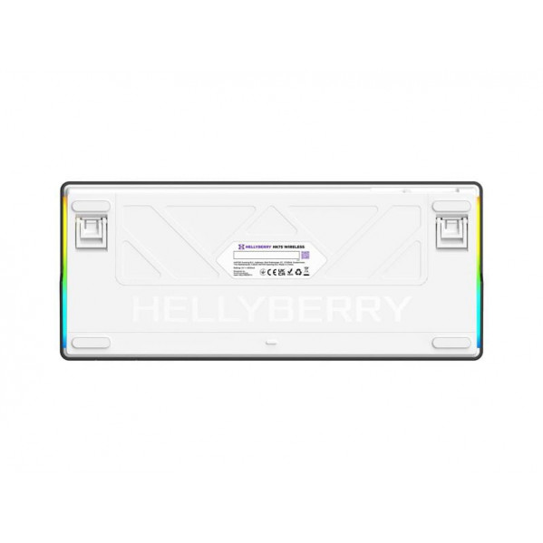 Клавіатура бездротова Hator Hellyberry HK75 Wireless White/Violet