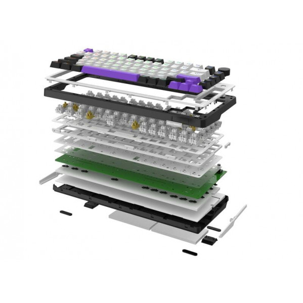 Клавіатура Hator Hellyberry HK75 White/Violet