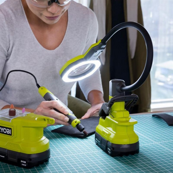 Ліхтар на гнучкій штанзі Ryobi RML18-0 ONE+, без АКБ та З.П.  (5133005669)