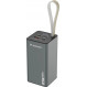 Універсальна мобільна батарея Wozinsky K65+ 30000 65W Gray (5907769364457)