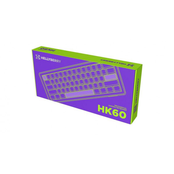 Клавіатура Hator Hellyberry HK60 White/Violet