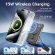 Універсальна мобільна батарея Vention Magnetic Wireless 10000mAh 20W Black (FHNB0)