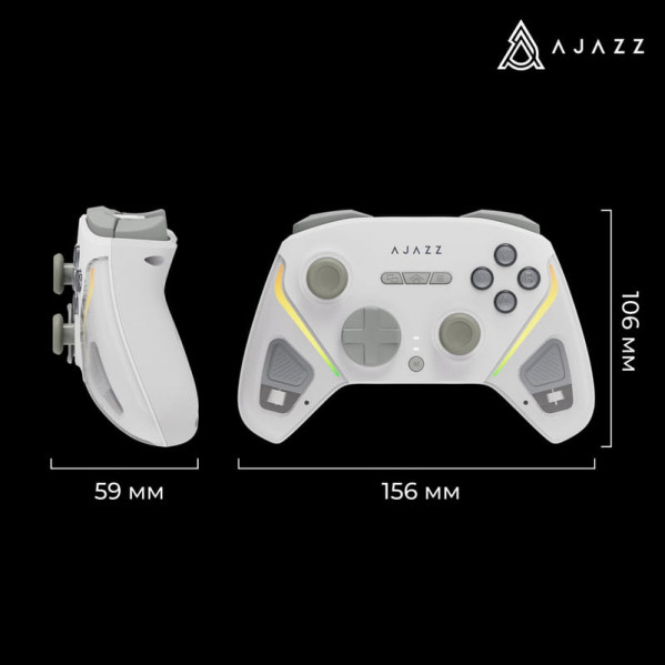 Геймпад Ajazz GP100S RGB White