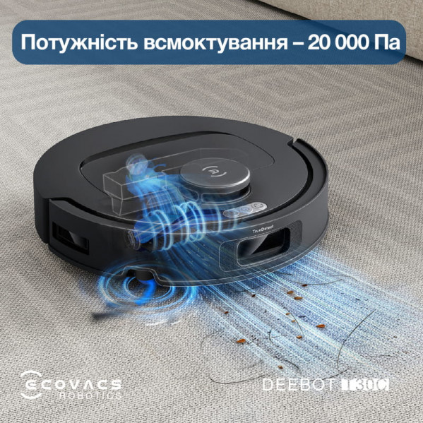 Робот-пилосос Ecovacs Deebot T30C Black (DLX71)