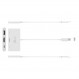 USB-хаб J5create USB-C 3-в-1 White (JCA399-N)