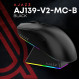Миша бездротова Ajazz AJ139 V2 Black (AJ139-V2-MC-B)
