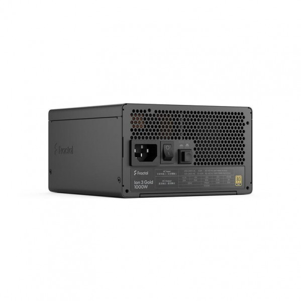 Блок живлення Fractal Design Ion 3 Gold 1000W Black (FD-P-IA3G-100-EU)