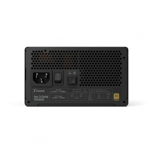 Блок живлення Fractal Design Ion 3 Gold 1000W Black (FD-P-IA3G-100-EU)