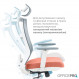 Крісло офісне Officepro Balance OC550-W-DG-OR White/Dark Gray/Orange