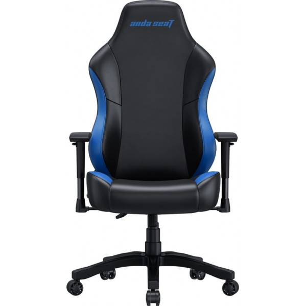 Крісло для геймерів Anda Seat Luna Size L PVC Black/Blue (AD18-48-BS-PV)