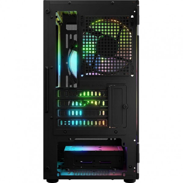 Корпус LogicConcept Portos Mesh+Glass ARGB Black без БЖ (AM-PORTOS-10-0000000-0002)