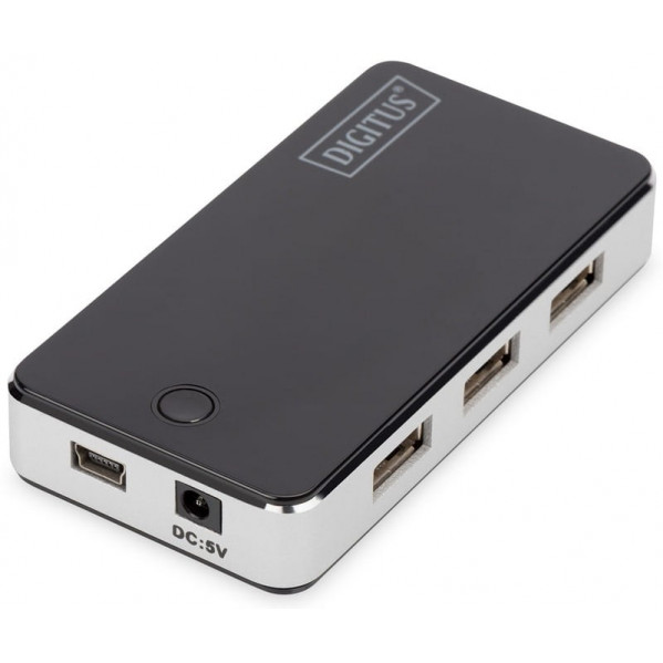 Концентратор USB 2.0 Digitus, 7xUSB 2.0 (DA-70222)