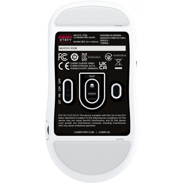 Миша бездротова Cherry Xtrfy M68 Pro RGB White (CX-M68W-PRO-WHITE)