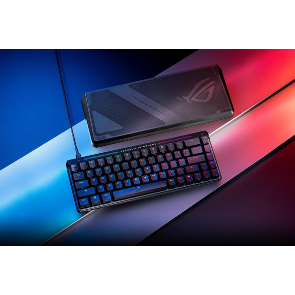 Клавiатура Asus ROG Falchion Ace 68key HFX Magnetic Switches Black (90MP03VE-BKMA00)