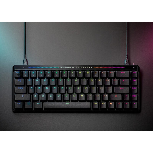 Клавiатура Asus ROG Falchion Ace 68key HFX Magnetic Switches Black (90MP03VE-BKMA00)