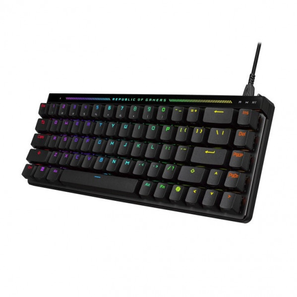 Клавiатура Asus ROG Falchion Ace 68key HFX Magnetic Switches Black (90MP03VE-BKMA00)