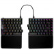Клавіатура бездротова Asus ROG Falcata Split Magnetic Switch EN RGB Black (90MP043H-BKUA20)