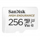 Карта пам`ятi MicroSDXC 256GB UHS-1/U3 Class 10 SanDisk High Endurance R100/W40MB/s + SD-адаптер (SDSQQNR-256G-GN6IA)