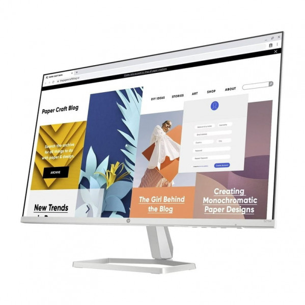 Монiтор HP 27" S5 527sw (94F46AA) IPS White 100Hz