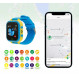 Дитячий смарт-годинник AmiGo GO009 Glory Camera+LED WIFI Blue Yellow