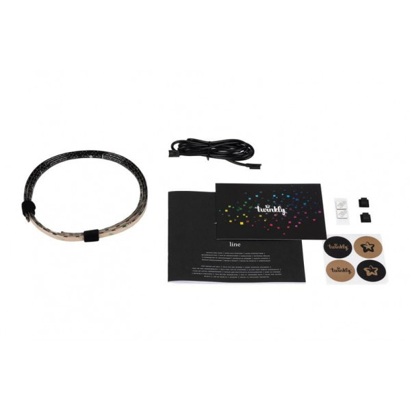 Світлодіодна стрічка Twinkly TWL100STW-BEU Smart LED Gen II 1.5 м, Black (TWL100ADP-B)