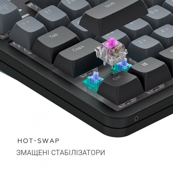Клавіатура Dark Project ALU87 Midnight Black (DPKB_MIDNIGHT_87_ANSI_UA)