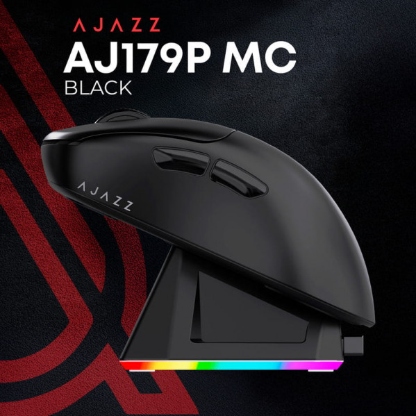 Миша бездротова Ajazz AJ179P MC Black (AJ179P-MC-B)
