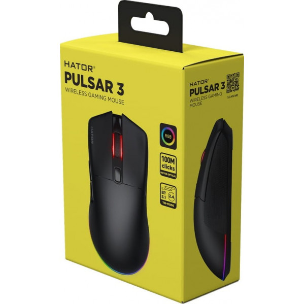 Миша бездротова Hator Pulsar 3 Wireless Black (HTM630)