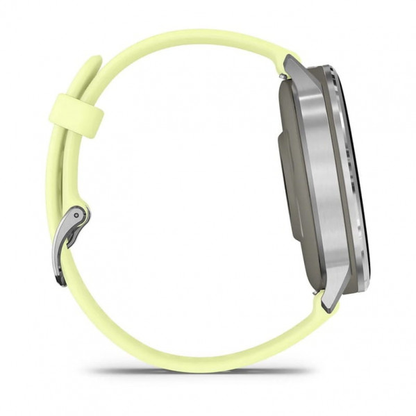 Смарт-годинник Garmin Venu 4 45mm Silver with Citron Silicone (010-03014-42)