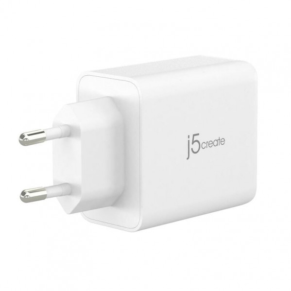 Мережевий зарядний пристрій J5create GaN USB-C 65W White (JUP3365E-EN)