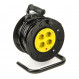 Фільтр живлення PowerPlant (PPRA10M20S4L) 4 розетки, 20 м, чорний, на котушці