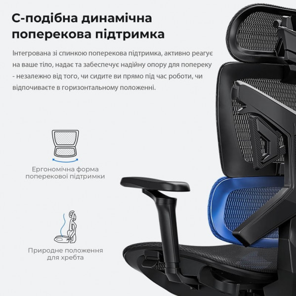 Крісло для геймерів Anda Seat X-Air Mega Size XL Mesh Gray Twilight (AD-WY-01-GGSP)