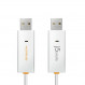 Адаптер J5create USB-A/USB-A (M/M), 1.8 м, White (JUC400-N)