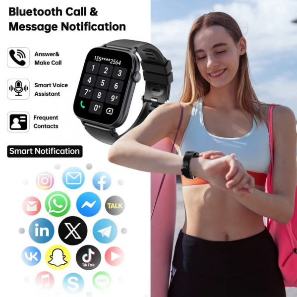 Смарт-годинник Oukitel V3 Black (6941749818591)