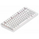 Клавіатура Dark Project ALU81 Terra Nostra White (DPKB_NOSTRA_81_ANSI_WHITE_UA)