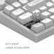 Клавіатура Dark Project ALU81 Terra Nostra White (DPKB_NOSTRA_81_ANSI_WHITE_UA)