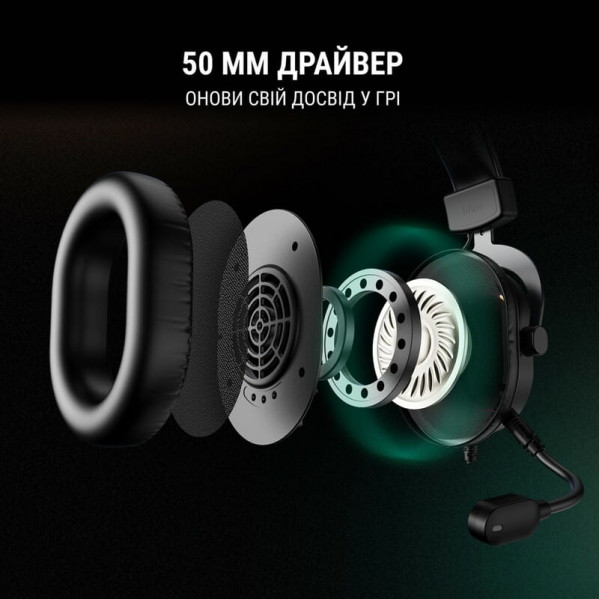 Гарнітура Fifine RGB H6 Black