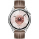 Смарт-годинник Huawei Watch GT 6 46mm Steel with Brown Composite Leather Strap (55020FTW)